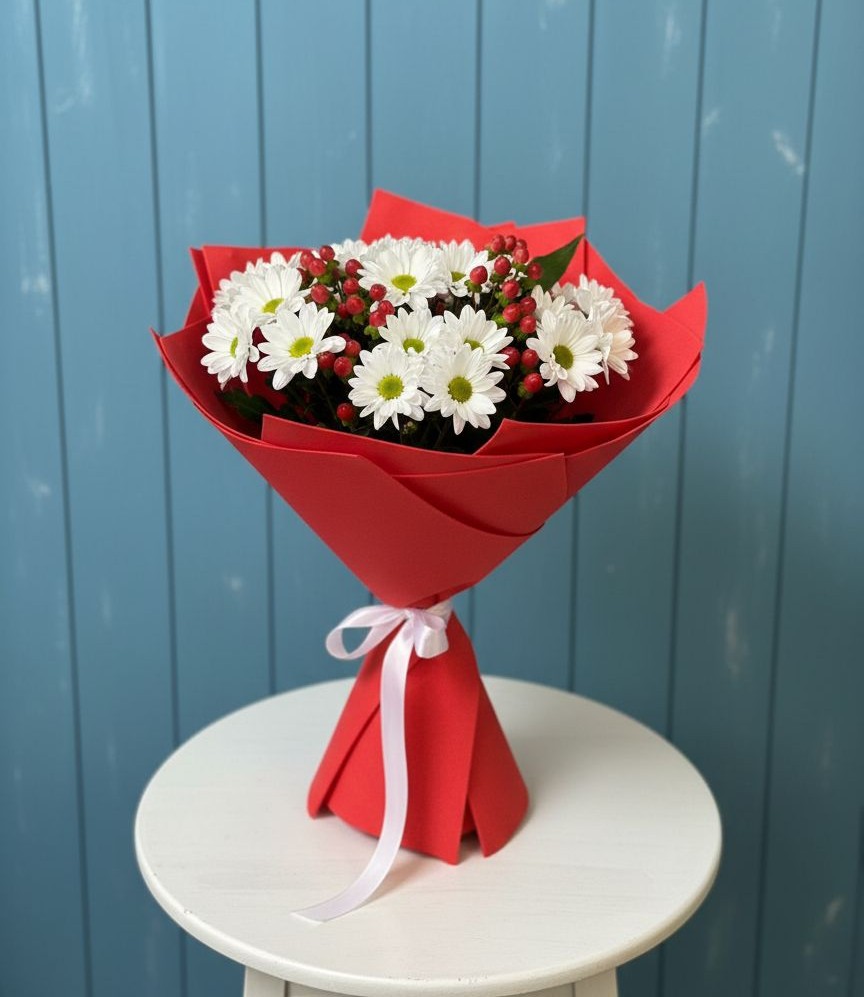 Букет цветов из: Хризантемы в Первомайском Тамбовской области