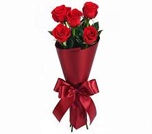 Букет 5 Красных роз Эдлесс Лав в Первомайском Тамбовской области