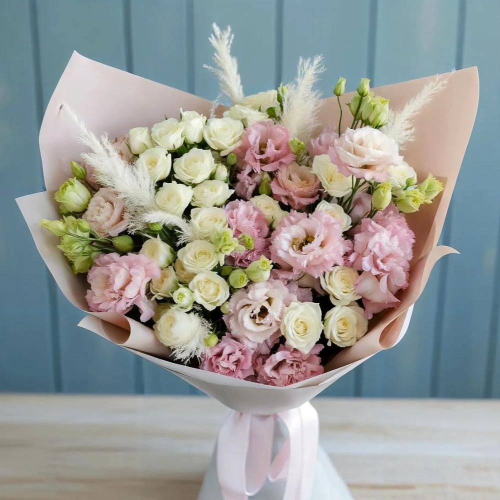 Букет цветов из: Альстромерии и Розы в Первомайском Тамбовской области