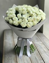 Букет 35 Белых роз в Первомайском Тамбовской области