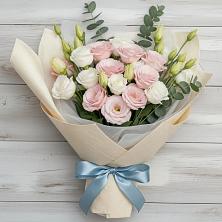 Букет цветов из:  Лизиантусы в Первомайском Тамбовской области