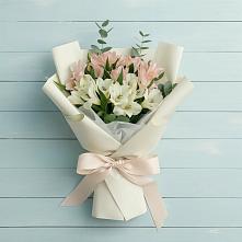 Букет цветов из:  Альстромерии в Первомайском Тамбовской области