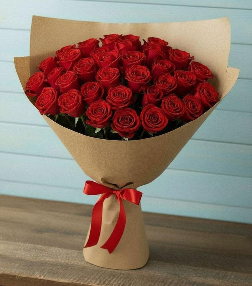 Букет Красные розы Милано в Первомайском Тамбовской области