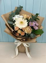 Букет цветов из:  Герберы и Хризантемы #REPLACE_PRED# Первомайском Тамбовской области