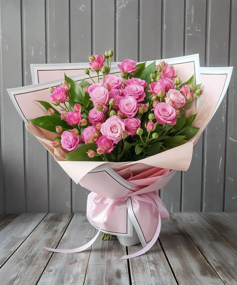 Букет Розовый кустик в Первомайском Тамбовской области