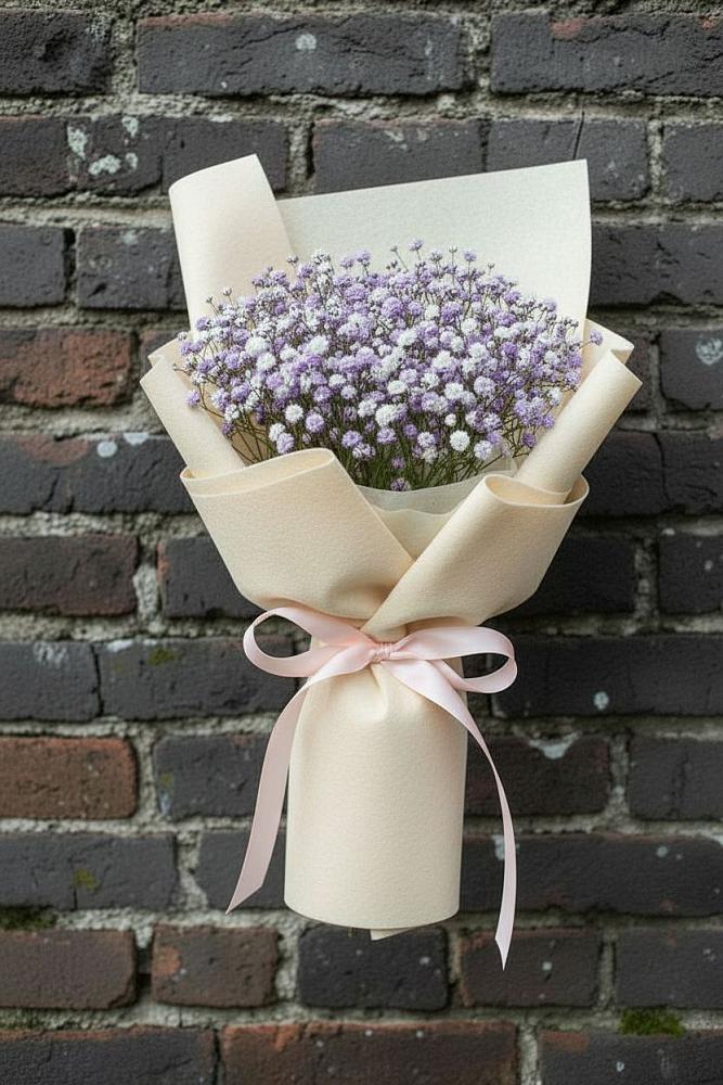 Букет цветов из: Гипсофила в Первомайском Тамбовской области