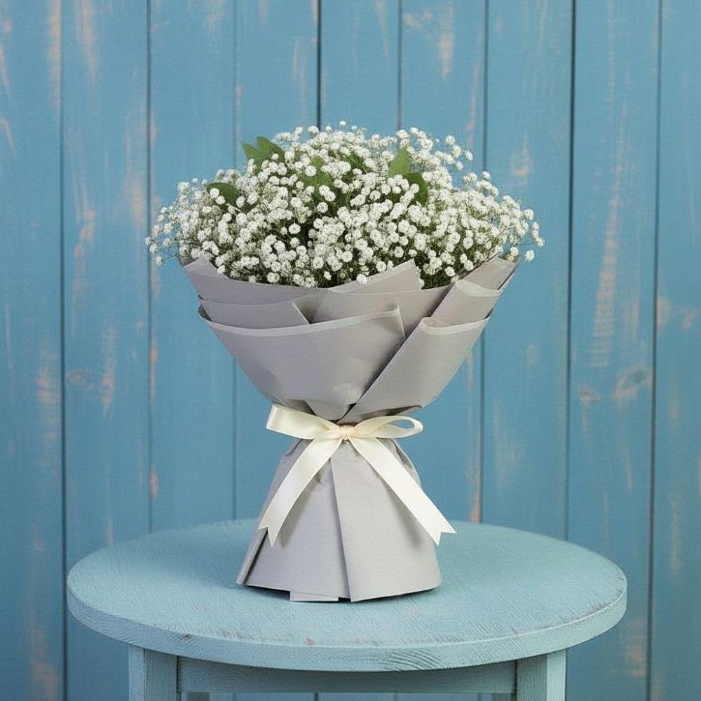 Букет цветов из: Гипсофила в Первомайском Тамбовской области