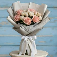 Букет цветов из:  Розы #REPLACE_PRED# Первомайском Тамбовской области