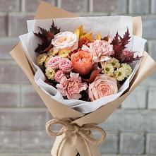 Букет цветов из:  Гвоздики, Хризантемы и Розы в Первомайском Тамбовской области