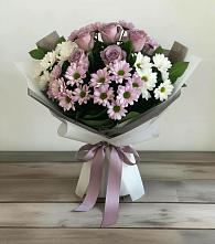 Букет цветов из:  Хризантемы и Розы #REPLACE_PRED# Первомайском Тамбовской области