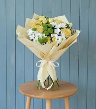 Букет цветов из:  Хризантемы и Розы #REPLACE_PRED# Первомайском Тамбовской области