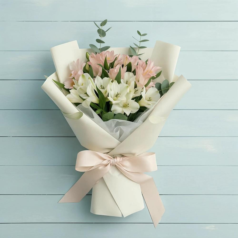 Букет цветов из: Альстромерии в Первомайском Тамбовской области