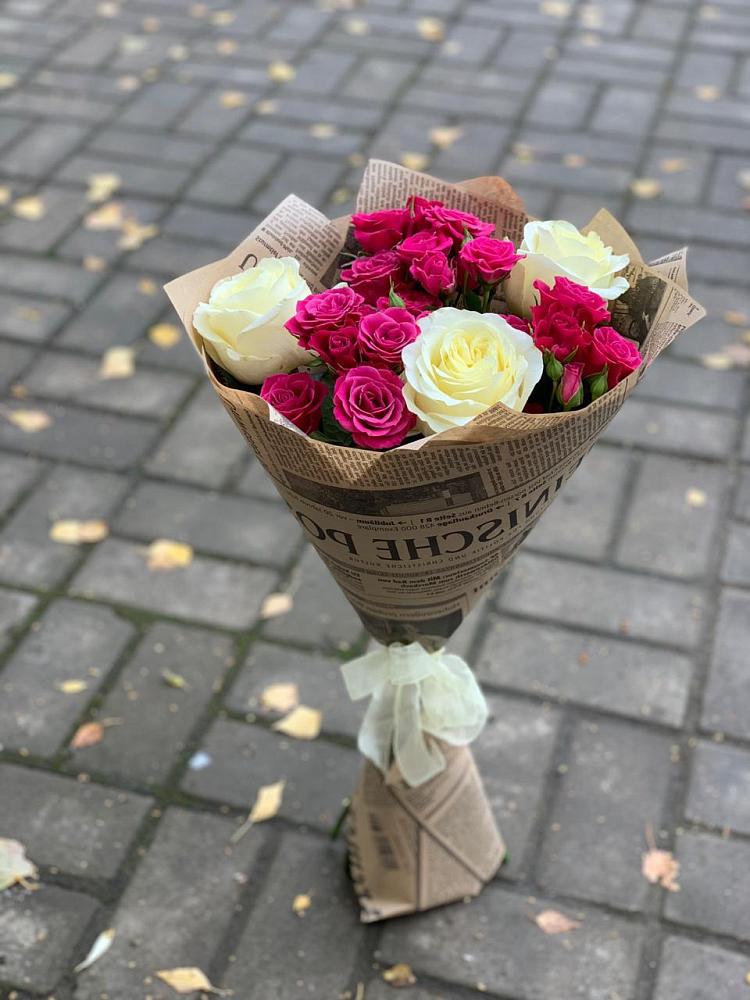 Букет цветов из: Розы в Первомайском Тамбовской области